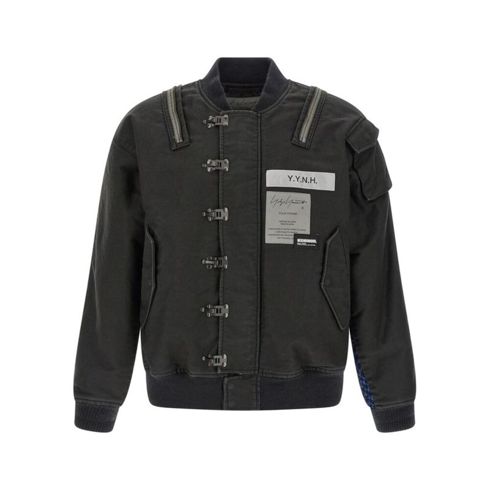 Yohji Yamamoto Black Cotton Men's Bomber